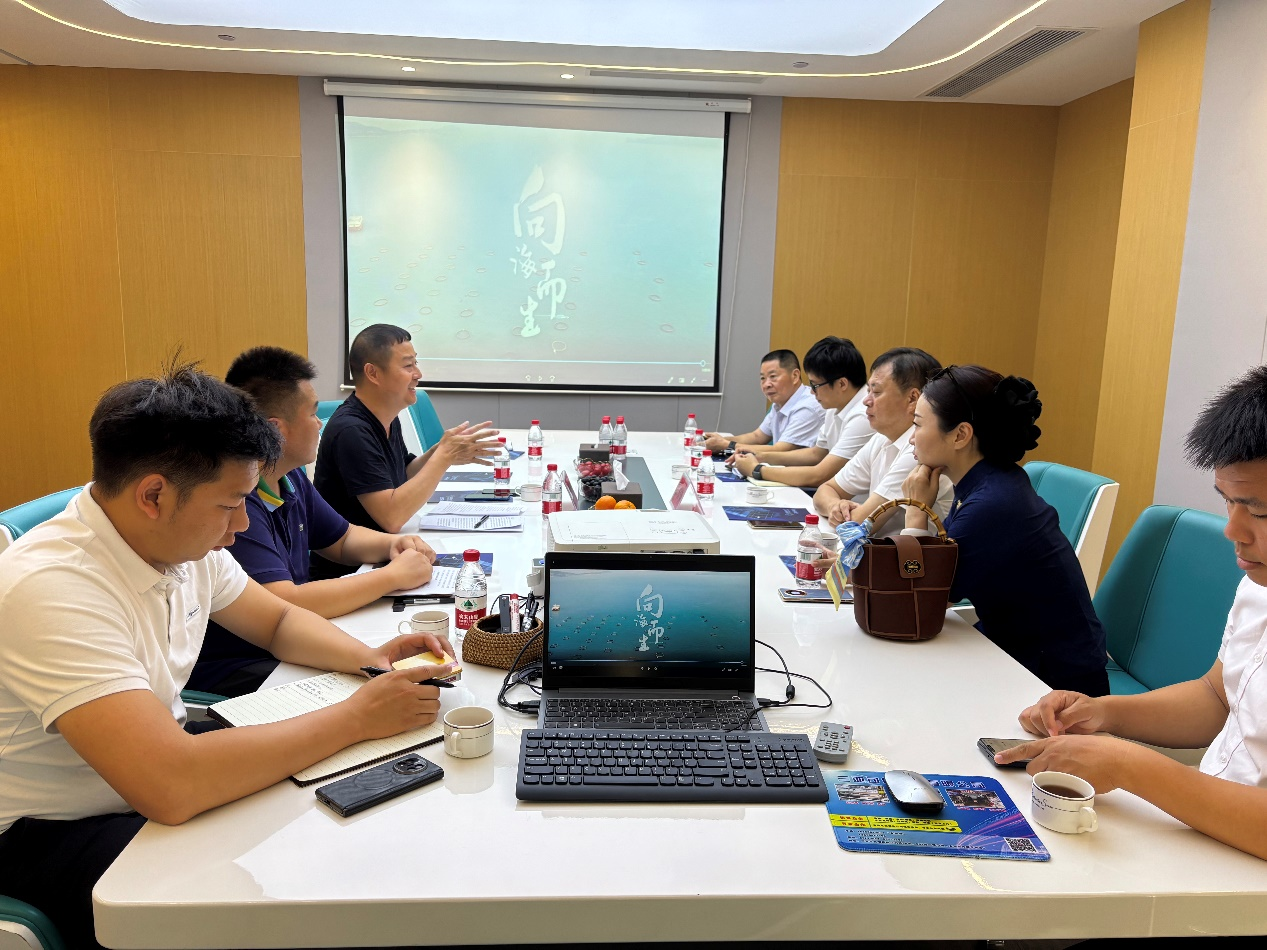 張長豐副市長到晨海水產(chǎn)調(diào)研，助企紓困共繪漁業(yè)科技新藍(lán)圖