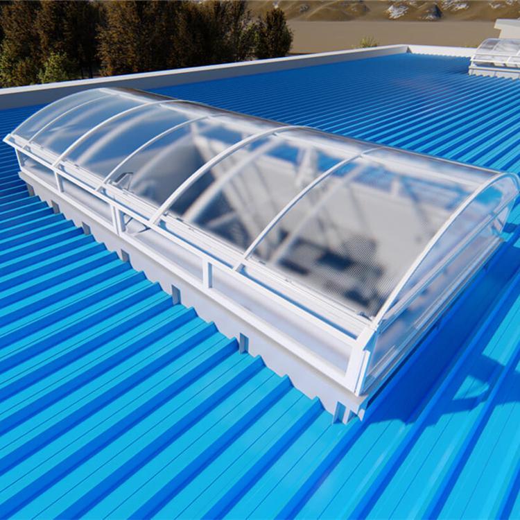 
側開型電動采光排煙天窗
